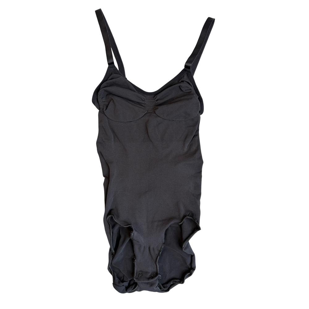 SKIMS Seamless Sculpt Bodysuit Womens XXS/XS Black Shapewear Compression Cami